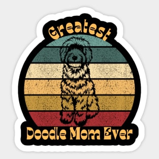 Greatest Doodle Mom Sticker